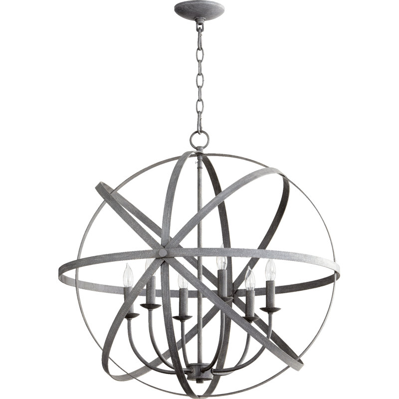 Brylan 6 - Light Pendant, Zinc