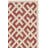 Arneshia Geometric Flatweave Red/Bone Area Indoor/Outdoor Area Rug-1723372766