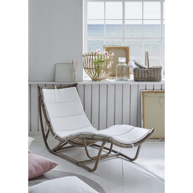 Méridienne simple 63,8 po Pranay, Gris taupe