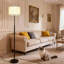 Lampe sur pied moderne pour salon-507013297