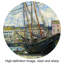 Reproduction d'art sur toile, "Bateau couché à marée basse" par Claude Monet, impression sur toile-1602089616-1602089617