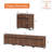 Aadam 4-In-1 Multifunctional Sideboard Buffet with Adjustable Shelf and Metal Base-1371785921
