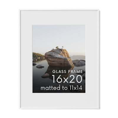 Cadre photo en métal avec verre