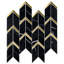 Natural Bianco 1" x 2" Herringbone / Chevron Mosaic Wall Tile-67852669