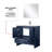 Lafarre 36 in W x 20 in D Single Bath Vanity, 28 in Mirror and Gun Metal Faucet Set-97832488-113110916