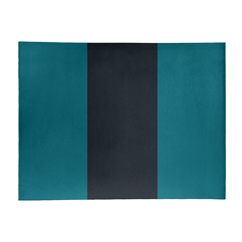 Tapis en poly à rayures de football jacksonville, Rectangle 5 pi x 7 pi