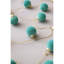 6' Hakeema Flocked Glass Ball Ornament with Gold Cord Garland-60110721