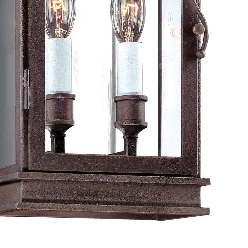 Vintage 2-Light Outdoor Flush Mount, Medium, 60W Incandescent