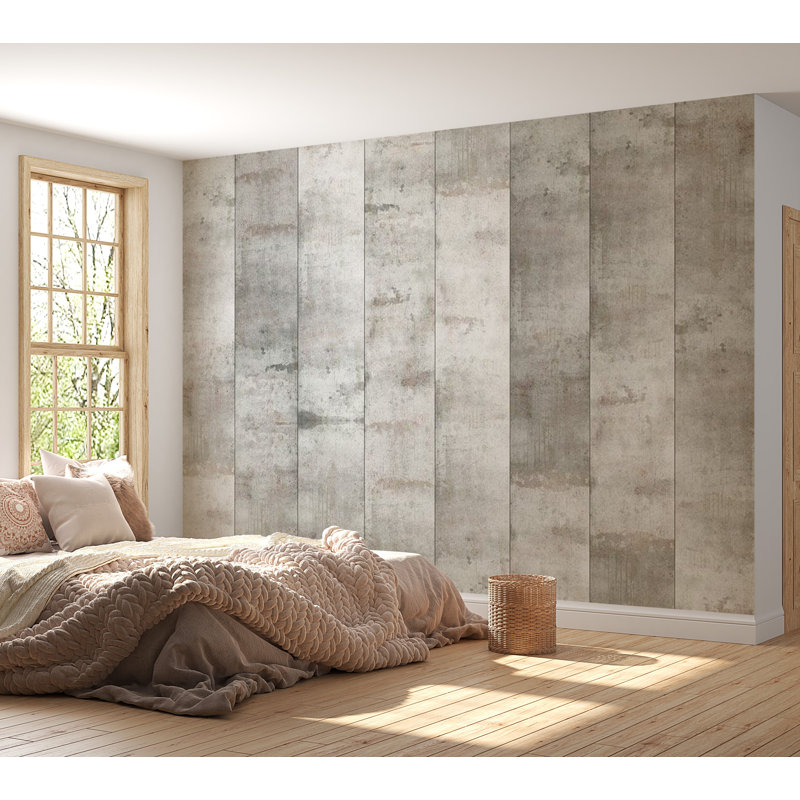 Murale mosaïque en béton, L 110 po x l 157 po