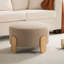 Siège de bureau beige 24,8 po