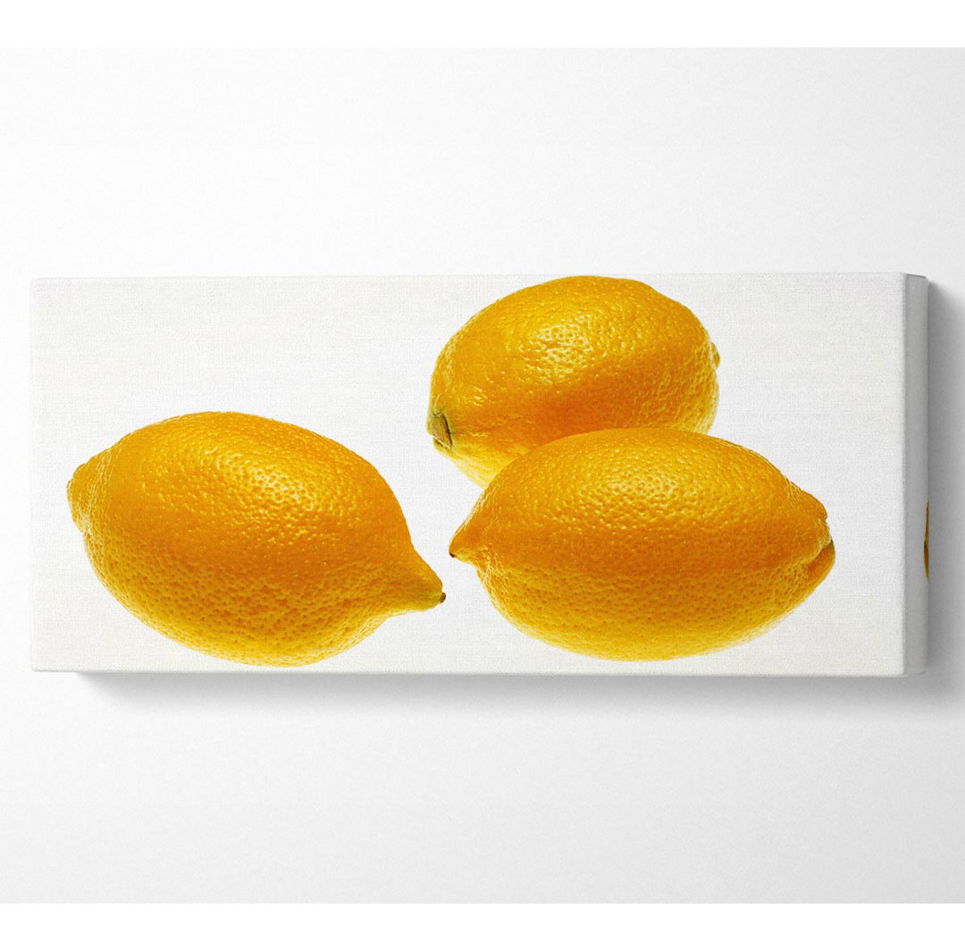 Lemon Trio - Kunstdrucke auf Leinwand - Wrapped Canvas