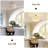 Nichoel Modern Farmhouse 3-Light 2-Tier Linen Blend Drum Semi Flush Mount Ceiling Light