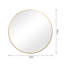 Sasheer - Round Framed Wall Mounted Mirror-1155799109-1155799110