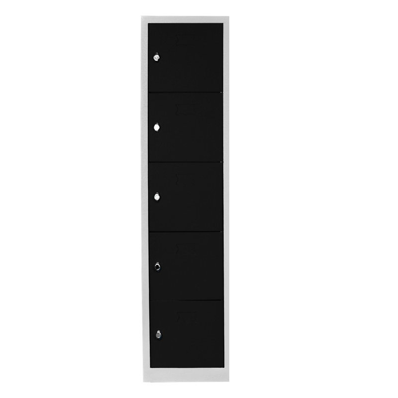 Armoire de rangement Locker, H 66,9 po x l 16,1 po x P 15,7 po, Noir