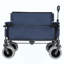 Chariot pliant 3 en 1 avec siège de banc - capacité de 500 lb, pneus de plage de 9 po x 4 po pour le camping et la plage-123263007