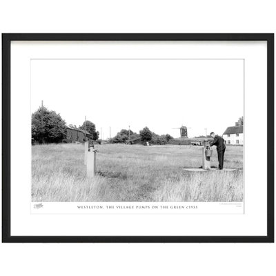 Westleton, The Village Pumps On The Green C1955 by Francis Frith - Single Picture Frame Print