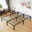 KING 16" Metal Platform Bed Frame: Heavy Duty, No Box Spring Needed, Under-Bed Storage