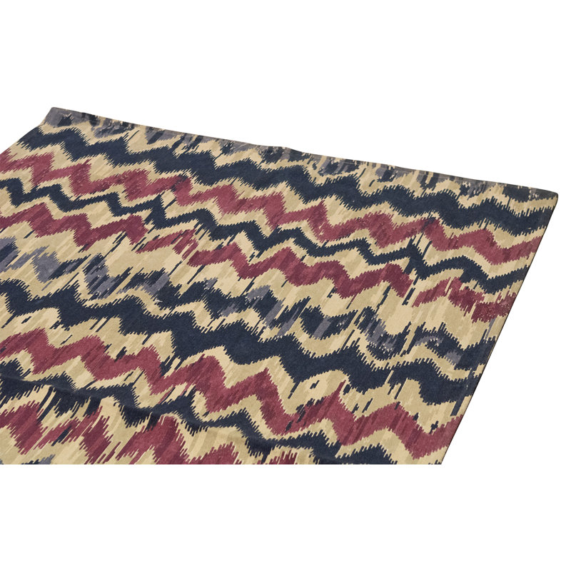 Flatweave Wool Area Rug in Multi