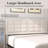 Mellark 3 Piece Bedroom Set Upholstered Bed Frame with with Charging Station and 2 Nightstands-604485271-604485268