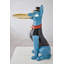 Feda Happy Hostess Dog Resin Statue with Blue and Black Finish Size: 19" x 9" x 28"H