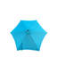 Parasol de 9 pi à motif de glace cyan avec mécanisme d'inclinaison et d'inclinaison en acier