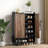 Ahzaria 24 Pair Shoe Storage Cabinet