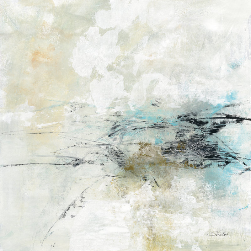Frost by Silvia Vassileva - Wrapped Canvas Painting, 30cm H x 30cm W x 3.8cm D