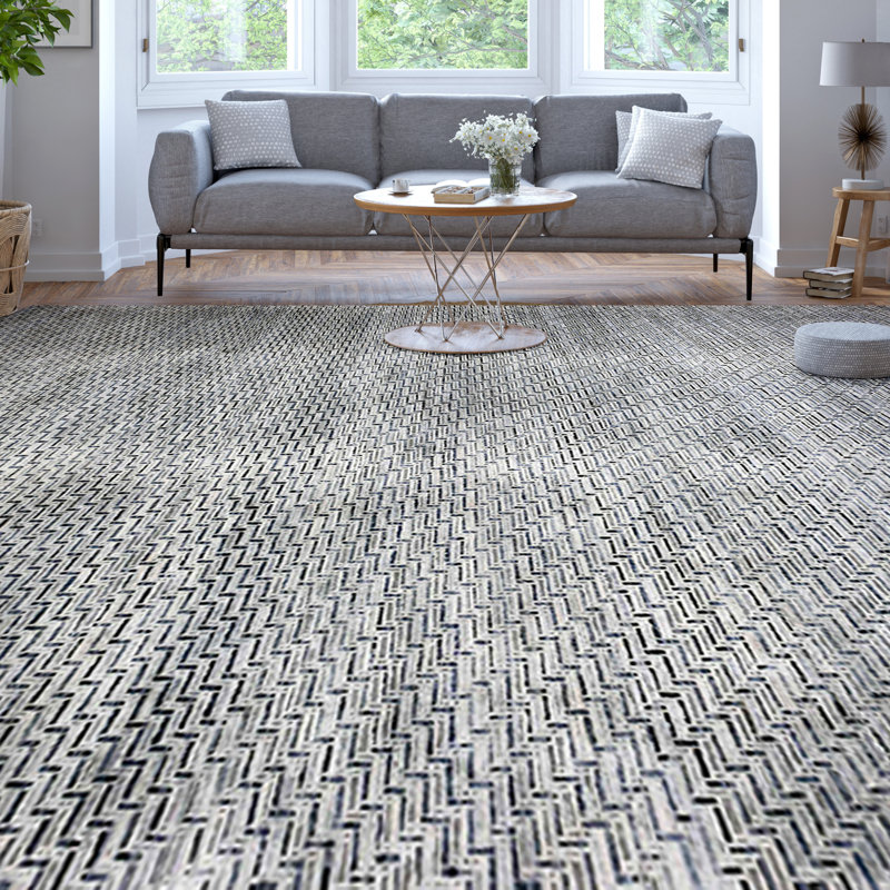 Canterbury Geometric Area Rug, Square 2'