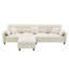 Canapé modulaire en L Cloud Chenille-1848425098