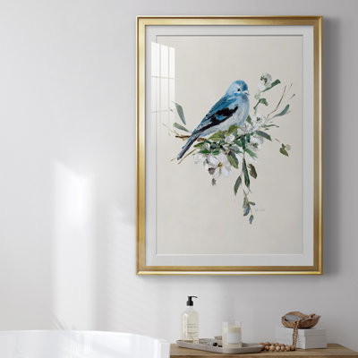 " Bluebird Happy I " Painting Print