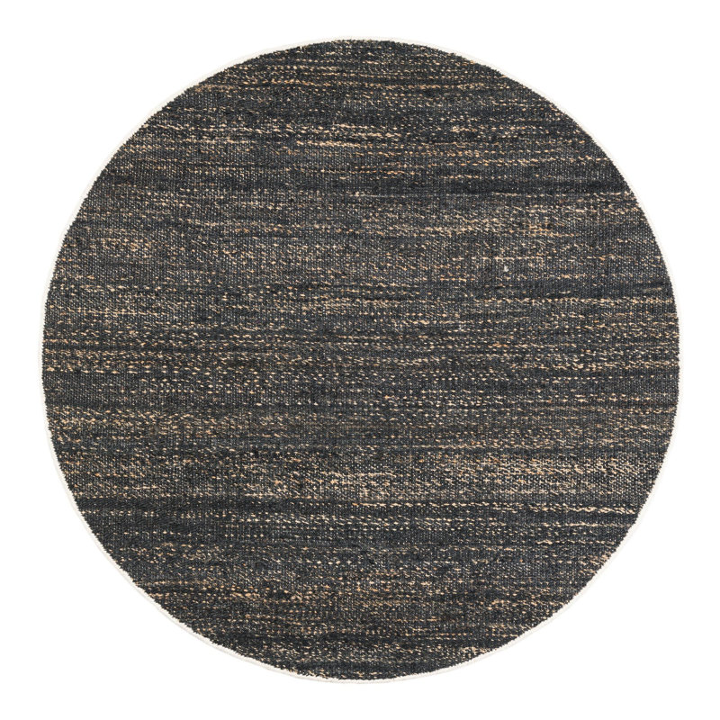 Amitha Flatweave Indoor Rug, Round 5'3" x 5'3"