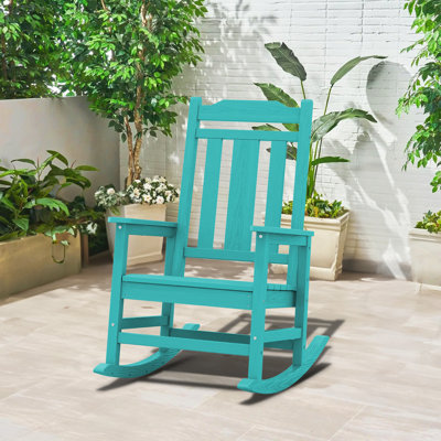Fauteuil Adirondack surdimensionné en polyéthylène haute densité Wolak Wolak