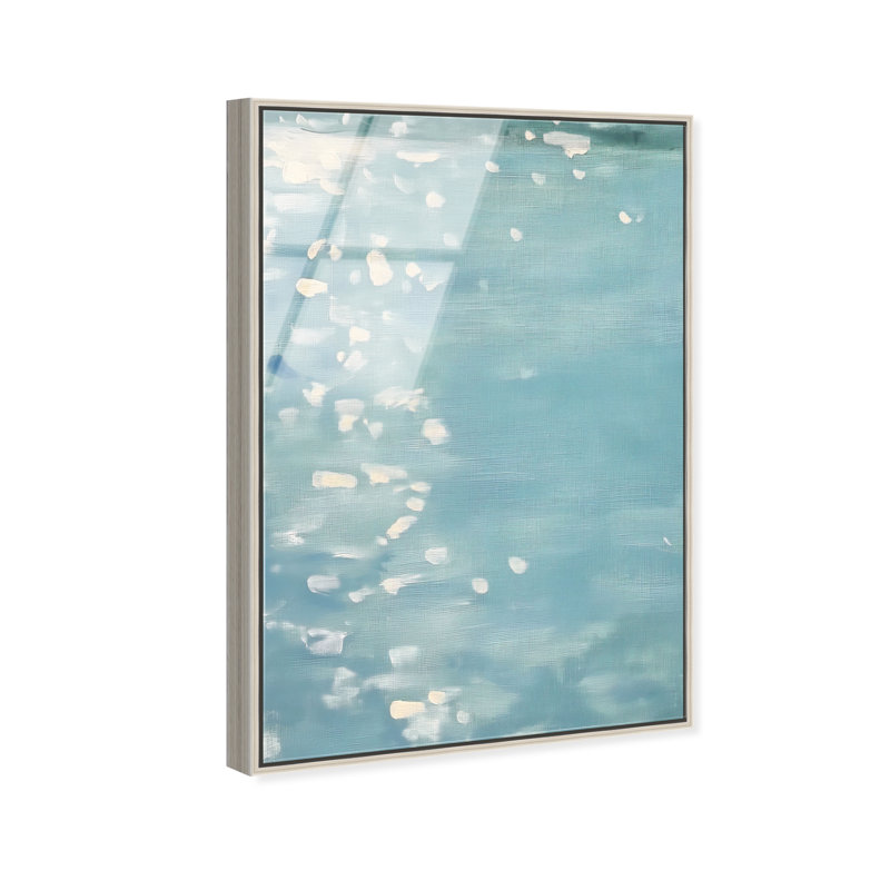 Lights on the Water II High-Gloss Frameless Acrylic Glass Wall Art Abstract Print by Oliver Gal, Ready to Hang, 10 x 15