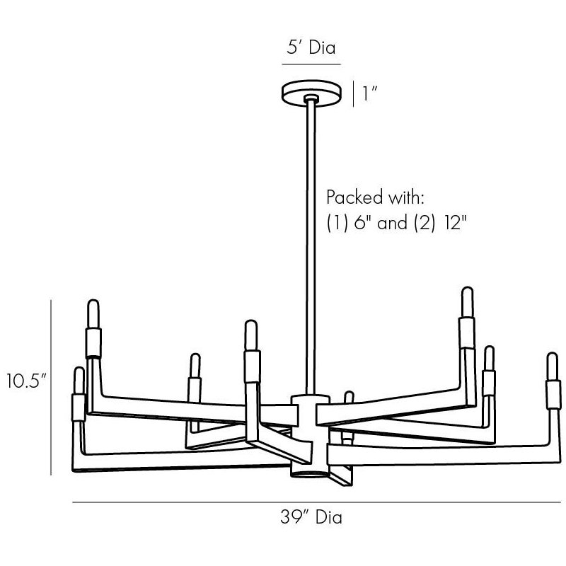 Griff 8 - Light Chandelier