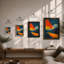 Mountain Dawn Modern - Framed Print-1761043807-1761043779