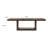 Olia Dining Table, 76-96 Inch Extendable Top With Square Base, Brown