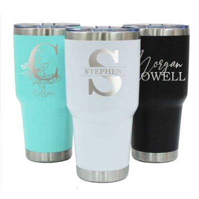 The Paisley Box 30oz. Double Wall Insulated Stainless Steel Travel Tumbler