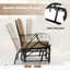 Chaise coulissante en métal avec coussins Milvio