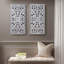 Ensemble de 2 pièces d'art mural en bois sculpté avec fleur de lotus blanche Abequa-2088295197