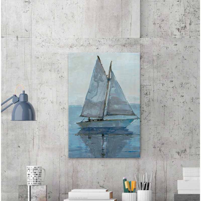 «At Peace in the Ocean» par Mccrea, reproduction d'art sur toile, H 12 po x l 8 po x P 1,5 po