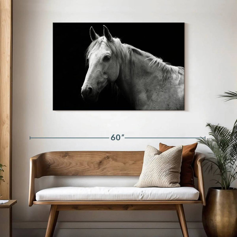 Brampt Horse Headshot, 30" H x 45" W