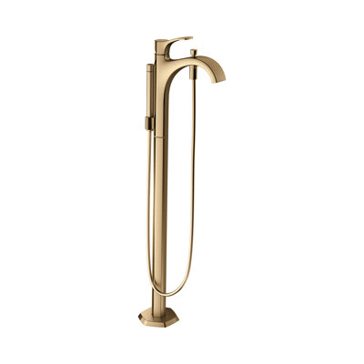 Garniture de robinet de baignoire autoportante Hansgrohe Locarno avec douche à main 1,75 GPM