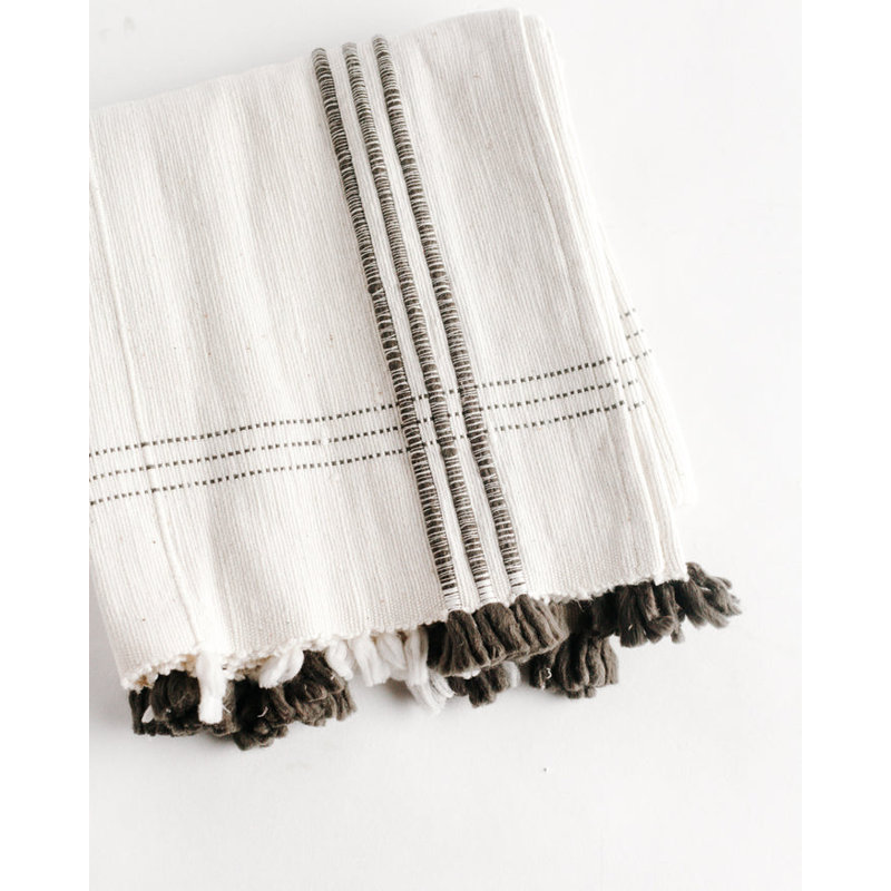 Chemin de table Ribbons, Gris