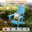 Chaises Adirondack pliantes en plastique HDPE avec porte-gobelet (deux ensembles)-1314157864