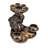 6.5'' H Wood Tabletop Tealight Holder