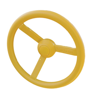 Plastic Steering Wheel for Swing Set, Yellow