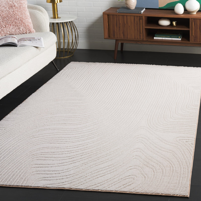 Versaillies 665 Area Rug In Ivory, Rectangle 6" x 9"