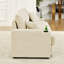Canapé rembourré avec repose-pieds, causeuse de salon avec porte-gobelets et porte-téléphone, canapé moderne pour la maison-908254358