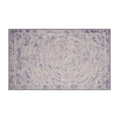 Machine Washable Gray Area Rug