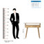 90cm Solid Wood Console Table